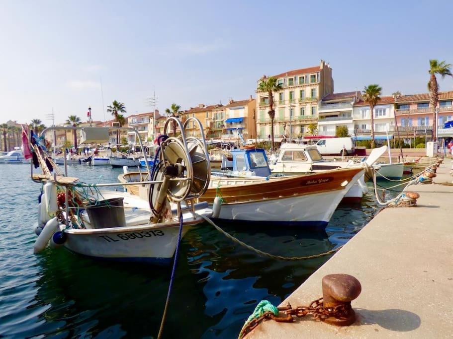 Bandol Roc Beach Vue Mer Grand T3 Face A La Plage Avec Parking Luaran gambar